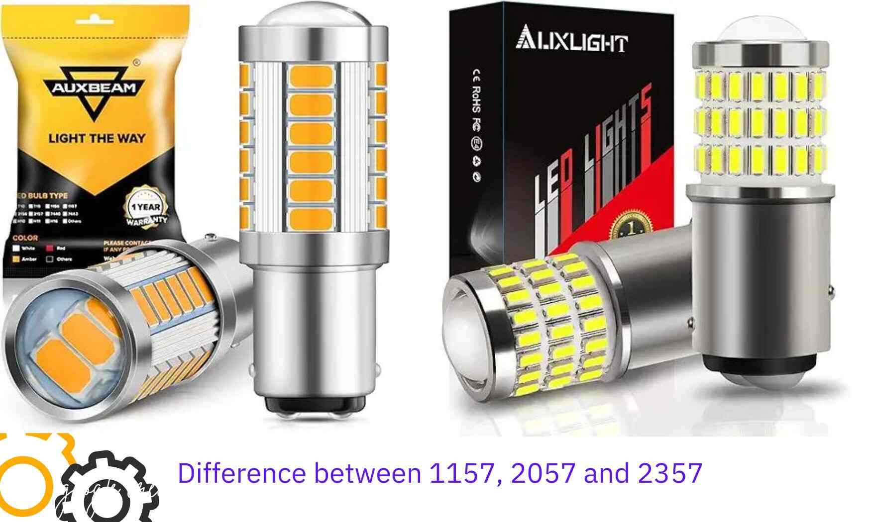 Difference between 1157 2057 and 2357 bulbs? 