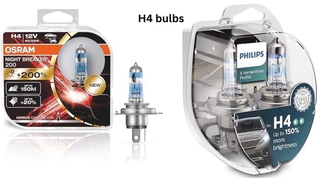 Difference between h4 and h8 bulbs