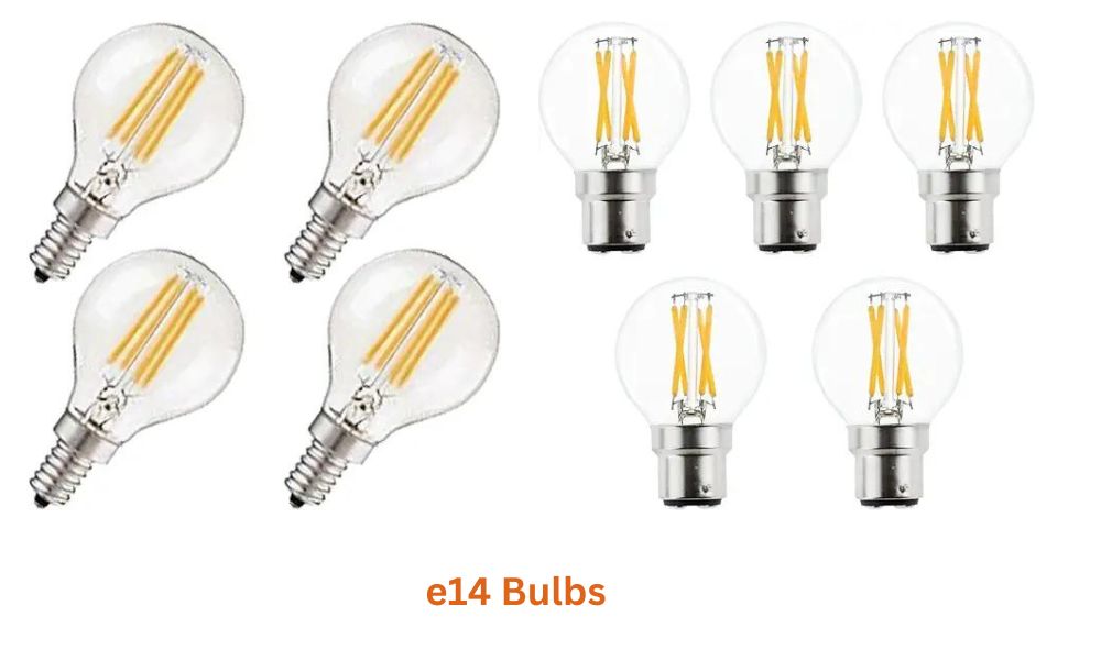 what is the difference between e27 and e14 bulbs