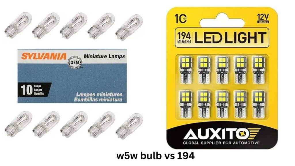 w5w bulb vs 194