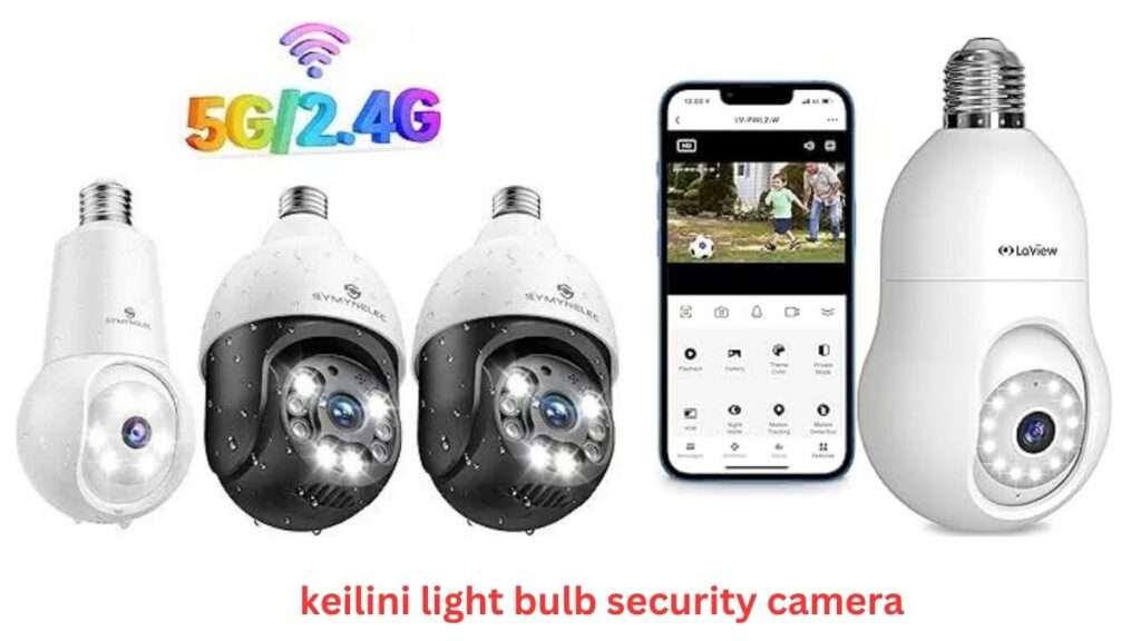 keilini light bulb security camera