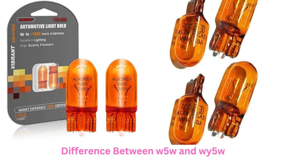 Difference Between w5w and wy5w bulb