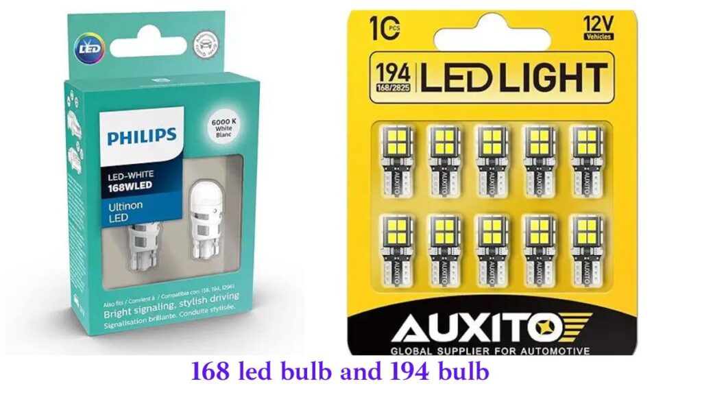 168 vs 194 vs 2825 bulb