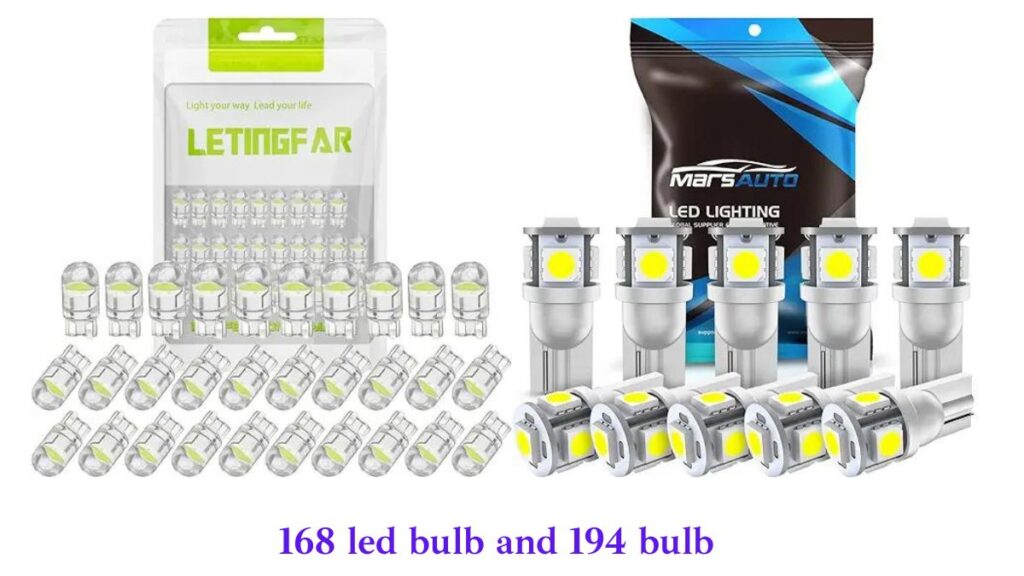 168 vs 194 vs 2825 bulb