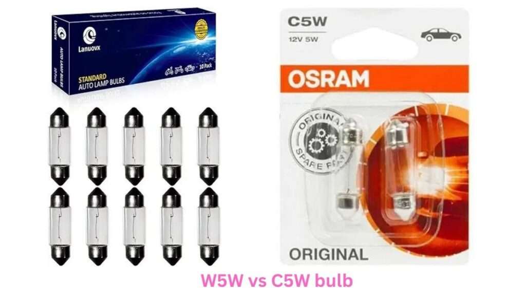 w5w vs c5w bulb