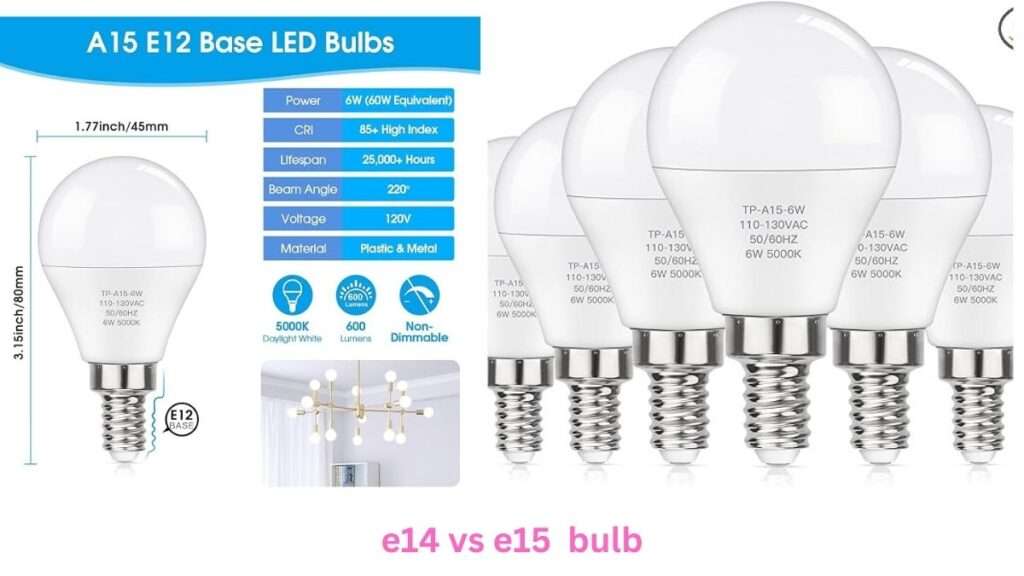 e14 vs e15 bulb