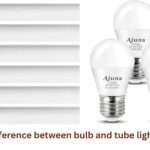 Difference between bulb and tube light