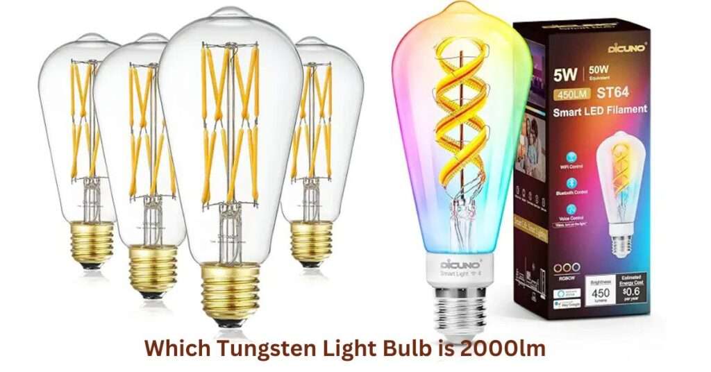 Which Tungsten Light Bulb is 2000lm​